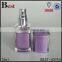 cosmetic 30ml 60ml white color square plastic acrylic lotion bottle with pump