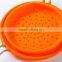 Kitchen tools strainers and colanders collapsible silicone colander