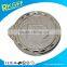 Big Zinc alloy Silver sports medal