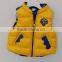 Kids Red and Yellow Down Ski Waistcoat for Winter