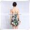 2017 evening dress short , printing evening dress in Guangzhou