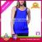 Fashionable fit and cut women gym singlet/low cut singlet tops