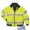 High visibility reflective safety jacket waterproof work wear