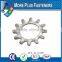 Made in Taiwan External Tooth Lock Washer Stainless Steel or Carbon Steel Zinc Plated