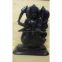 Designed Black Marble Bhairo Baba Statue HANDMADE MARBLE HOME DECOR ART BEST GIFT