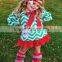Top Selling Ladybug Applique Wholesale Cotton Frocks Outfit