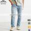 2017 Charm Men New Model Broken Hole Slim Cotton Pocket Jeans Pants