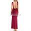 Women fitness backless maxi boutique women maxi dress