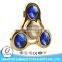 3 leaf fidget spinner alloy acrylic diamond second hand toys