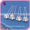 Korean butterfly Rhinestone Pin hair accessories hairpin small u for bride jewelry