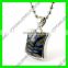 Fashion charming stainless steel murano pendant