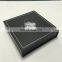 High-end black color cardboard luxury boxes garment