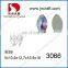 Horse eye shaped sew on flat back crystal stones for clothing