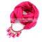 jersey material fashion pendant pearl scarf
