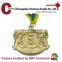 Factory custom zinc alloy material antique copper plated metal medal