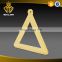 Metal Gold Plating Triangle Pendant
