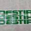 PE scaffolding with logo printing, Roll type, pre-punching holes, webbing reinforced band