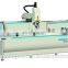 3+1 axis CNC drilling milling machine with overturned worktable