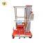 7LSJLI Jinan SevenLift mobile electric outdoor manual hydraulic light weight aluminum man aerial work lift table platform