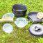 camping cookware pot for picnic and outdoor use