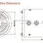 12V direct forklift starter dc motor for wheel hub