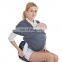 One Size Fit All Hands-free Cotton Baby Sling Wrap Carrier Ergonomic Wraps for Toddler, Newborn, Infant, Child