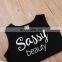 Baby Girls Clothes Sets Letter Sleeveless Vest Tops+Leopard Patchwork Skirts Summer Clothing Set