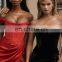 Sexy Satin Party Dress Night Club Women Sleeveless Summer Sundress Solid Bodycon Dress Female