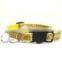HQP-XP14 HongQiang Manufacturer wholesale multi-colors adjustable gold velvet collar with bell for cat dog use