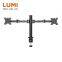 Dual Monitors Stand Affordable Steel Height Adjustable Wall Mount Monitor Arm