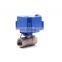ss shut off valve motorized brass ss304 mini electric actuator water control valve 3v 5v 6v 12v 24v 110v 220v DN15 DN20 DN25