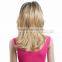 female straight inclined bang blending wig hair