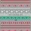 JOYFUL 517-526 flower classic mesh striped 3d adhesive nail stickers black and white color decals