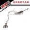 super racing tailpipe Stainless Steel Pipes for toyota LAND CRUISER srt exhaust cat back with quad double tip
