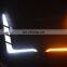 2021 High-brightness  W/ Amber Turn Signal Led Daytime Running Light Fog Lamp for Toyota Hilux Revo Rocco 2020 2021