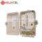 MT-1413 Wholesale wall mount type outdoor PC plastic 32 core small FTTH access fiber optic distribution cabinet