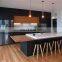 Ready Assemble US Black Lacquer Kitchen Cabinets LED Kitchen