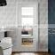 white contemporary interior solid wood doors with glass inside toilet door