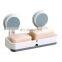 Premium soap holder wall mounted no drill taizhou factory soap holder plastic bathroom accessories soap holder drain