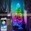 Smart RGB Christmas Tree Decoration String Light USB Powered Phone App Wireless Holiday Light With 40 Key Remote Control