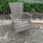 Stock Indoor & Outdoor PE Rattan Wicker Alum Arm Chair Dining Chair Patio Garden Furniture