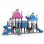 kindergarten outdoor playground plastic playground plastic playground with swing