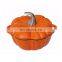 Halloween gifts Orange cast Iron enamel pumpkin shape pot casserole