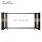 6-panel wooden grain aluminium bifold folding door