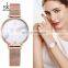 SHENGKE SK Luxury Jewelry Watches Set Bracelets & Bangles Watch Earring Necklace Jewelry Watches Sets 95002 Gifts For Women