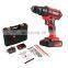 12/18/36V Household hardware tools Multifunction Lithium battery Electric Cordless Impact drilling machines Set Power Drill