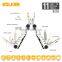 Multitool Fold the Pliers15 in 1 Portable Pocket Multifunctional Multi Tool  with Pliers Knife for Outdoor Survival Camping
