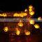 White PVC Solar Power Halloween Light Flash Item Cable Garden Color Bulb Pumpkin Lamp