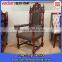 King throne chair birch wood metting room arm chair