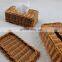 Hot Sale Rattan Wicker Tissue Box High Quality Tissue Holder Cover Vintage Vietnam Supplier